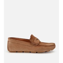 Hotiç Erkek Süet Deri Açık Kahverengi Comfort  Günlük Loafer