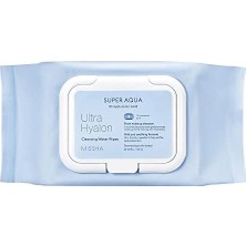 Hyalüronik Asitli, Su Bazlı Makyaj Temizleme Mendili Super Aqua Ultra Hyalon Cleansing Water Wipes