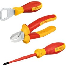 Profesyonel Vde El Aleti Seti 3 Parça (1x Şişe Açacağı; 1x Yıldız Tornavida Ph1 x 100MM; 1x Yan Keski 160MM; 1x L-Boxx Mini)