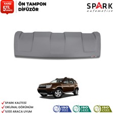 Spark Oto Aksesuar Dacia Duster 2010-2017 Yıl Aralığı Uyumlu Ön Difüzör