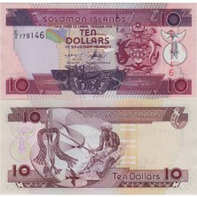 Banknoting Solomon Adaları 10 Dolar 2006 Çil.