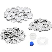 Kapak Düğmesi Kiti Boyut 36 Şablon, Aletler ve Düğmeler Bağlantı Elemanları Içerir, 7/8", 60CT, Yok