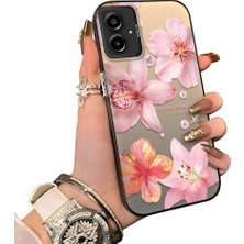 Ucuc Samsung Galaxy A06 Uyumlu Sert Akrilik Arka Silikon Kenar Lens Koruma Kılıf