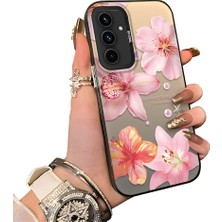 Ucuc Samsung Galaxy A54 Uyumlu Sert Akrilik Arka Silikon Kenar Lens Koruma Kılıf
