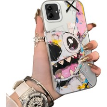 Ucuc Samsung Galaxy A04 Uyumlu Sert Akrilik Arka Silikon Kenar Lens Koruma Kılıf