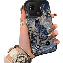 Ucuc Redmi 9c Uyumlu Sert Akrilik Arka Silikon Kenar Lens Koruma Kılıf