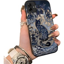 Ucuc Samsung Galaxy A04 Uyumlu Sert Akrilik Arka Silikon Kenar Lens Koruma Kılıf