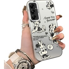 Ucuc Samsung Galaxy A05S Uyumlu Sert Akrilik Arka Silikon Kenar Lens Koruma Kılıf