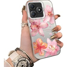 Ucuc Realme Note 60 Uyumlu Sert Akrilik Arka Silikon Kenar Lens Koruma Kılıf