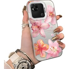 Ucuc Redmi 10A Uyumlu Sert Akrilik Arka Silikon Kenar Lens Koruma Kılıf