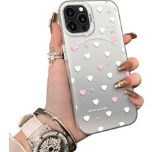 Ucuc iPhone 15 Pro Max Uyumlu Sert Akrilik Arka Silikon Kenar Lens Koruma Kılıf