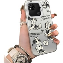 Ucuc Redmi 9c Uyumlu Sert Akrilik Arka Silikon Kenar Lens Koruma Kılıf