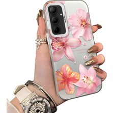 Ucuc Samsung Galaxy A35 Uyumlu Sert Akrilik Arka Silikon Kenar Lens Koruma Kılıf