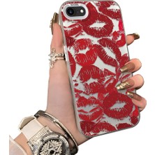 Ucuc iPhone 7/8/se 2020 2022 Uyumlu Sert Akrilik Arka Silikon Kenar Lens Koruma Kılıf