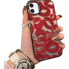 Ucuc iPhone 11 Uyumlu Sert Akrilik Arka Silikon Kenar Lens Koruma Kılıf