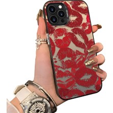 Ucuc iPhone 16 Pro Max Uyumlu Sert Akrilik Arka Silikon Kenar Lens Koruma Kılıf