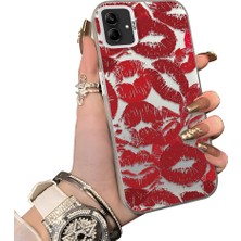 Ucuc Samsung Galaxy A04 Uyumlu Sert Akrilik Arka Silikon Kenar Lens Koruma Kılıf