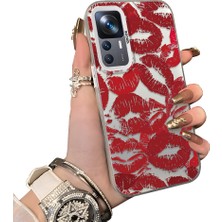 Ucuc Mi 12T Uyumlu Sert Akrilik Arka Silikon Kenar Lens Koruma Kılıf