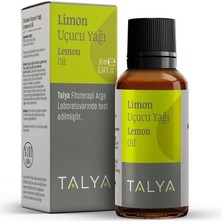 %100 Saf Limon Uçucu Yağı 10 ml - Cilt Bakımı - Taze ve Enerjik Koku - Difüzör Için Aromaterapi Yağı