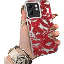 Ucuc Infinix Hot 50I Uyumlu Sert Akrilik Arka Silikon Kenar Lens Koruma Kılıf