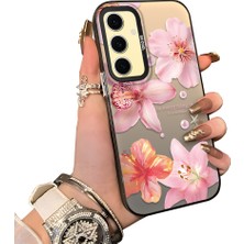 Ucuc Samsung Galaxy S24 Fe Uyumlu Sert Akrilik Arka Silikon Kenar Lens Koruma Kılıf
