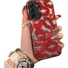 Ucuc Samsung Galaxy S21 Fe 5g Uyumlu Sert Akrilik Arka Silikon Kenar Lens Koruma Kılıf