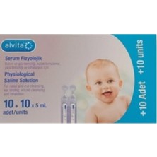 ALVİTA Alvita Serum Fizyolojik 10+10 20 Flakon