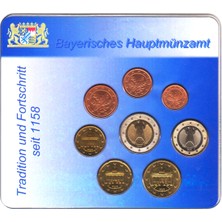 Banknoting Almanya Euro Tam Set 2002 D. Özel Kartında Çil.