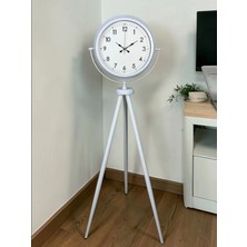Aylina Mey Ithalat® Elegance Beyaz Tripod Ayaklı Saat