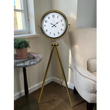 Aylina Mey Ithalat® Royal Gold Tripod Ayaklı Dekoratif Saat