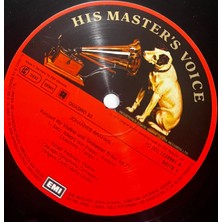 Plakantik Johannes Brahms - Violin Concerto - Itzhak Perlman / Carlo Maria Giulini - Emı His Master's Voice Alman Baskı Lp