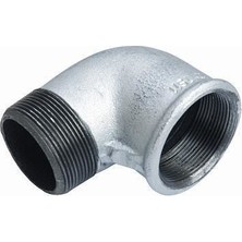 Starseven Galvanizli Kuyruklu Dirsek 1/2