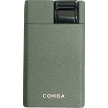 Cohiba Haki Yeşil Perde Alev Puro Çakmak CCM0821