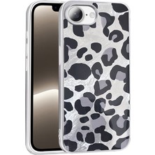 Techaks iPhone 17E Kılıf Desenli Zore Mep Kapak - Gri Leopar