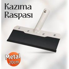Badem10 (1 Adet) 2203 Premium Krem 20 cm Kazıma Raspa Duvar Boya Kazıma Raspası Dayanıklı Metal Raspa