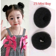 Gülpeşe 2 Li Mini Boy Çocuk Topuz Tokası Sünger Toka