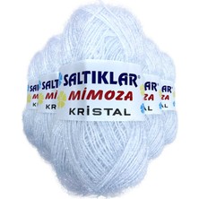 MiraLive 5 Adet Mimoza Kristal Işıltılı Şal Patik Yelek Ipi Optik