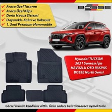 Hyundai Tucson Paspas Araca Özel 2021 ve Sonrası Derin Havuzlu Paspas Bosse North Serisi