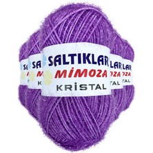 MiraLive 5 Adet Mimoza Kristal Işıltılı Şal Patik Yelek Ipi 09