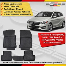 Mercedes B Serisi Paspas Araca Özel W246 Kasa 2011-2018 Derin Havuzlu Paspas Bosse North Serisi