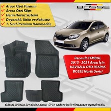 Renault Symbol Paspas Araca Özel 2013 - 2021 Arası Derin Havuzlu Paspas Bosse North Serisi