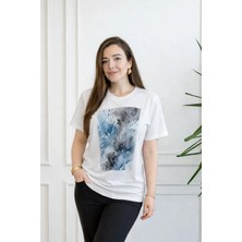Önü Batik Desen T-Shirt