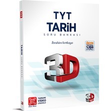3D Yayınları TYT Tarih Soru Bankası Tamamı Video Çözümlü Sınav Bilgisi ile Normal Boy Kitap