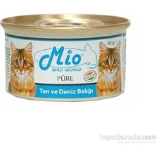 Mio Ton Balıklı Ve Deniz Balıklı Püre Konserve Kedi Maması 85 Gr
