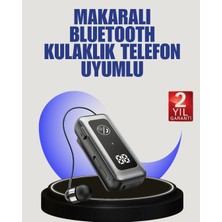 Marsilyan Içi Sarılabilen Kablo ve Yaka Klipsli Bluetooth Kulaklık