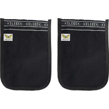 Marsilyan 2 Adet Osmanlı Kalın Siyah Banyo Hamam Kesesi 25X17 cm