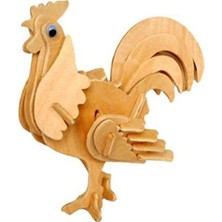 Marsilyan 3D Ahşap Puzzle - Horoz