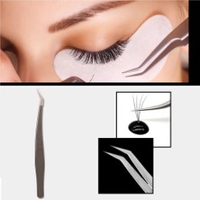 Marsilyan Ipek Kirpik Takma Şekillendirme ve Düzeltme Cımbızı 856