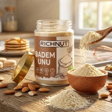 Richnut Glutensiz Badem Unu 140 gr Doğal Badem Tadı ile Çeşitli Tariflerde Kullanım İçin İdeal