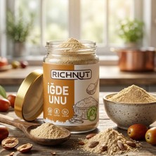 Richnut İğde Çekirdeği Unu 120 gr – Doğal Aromalı, Tatlı ve Tuzlu Tarifler İçin Sağlıklı ve Besleyici Seçenek